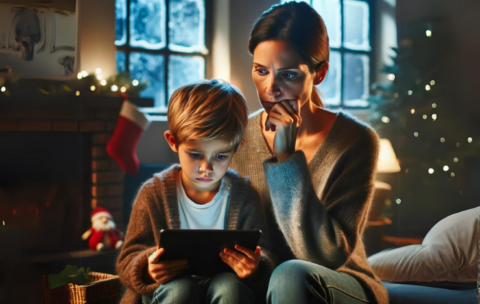 como detectar la adicción a las pantallas en los niños post navidad